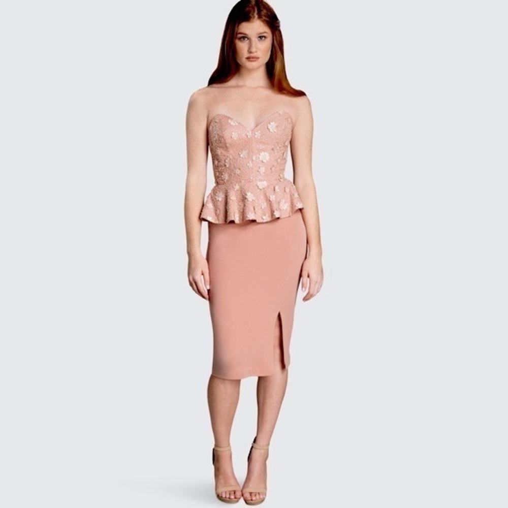 Dress The Population Arabella Peplum Dress